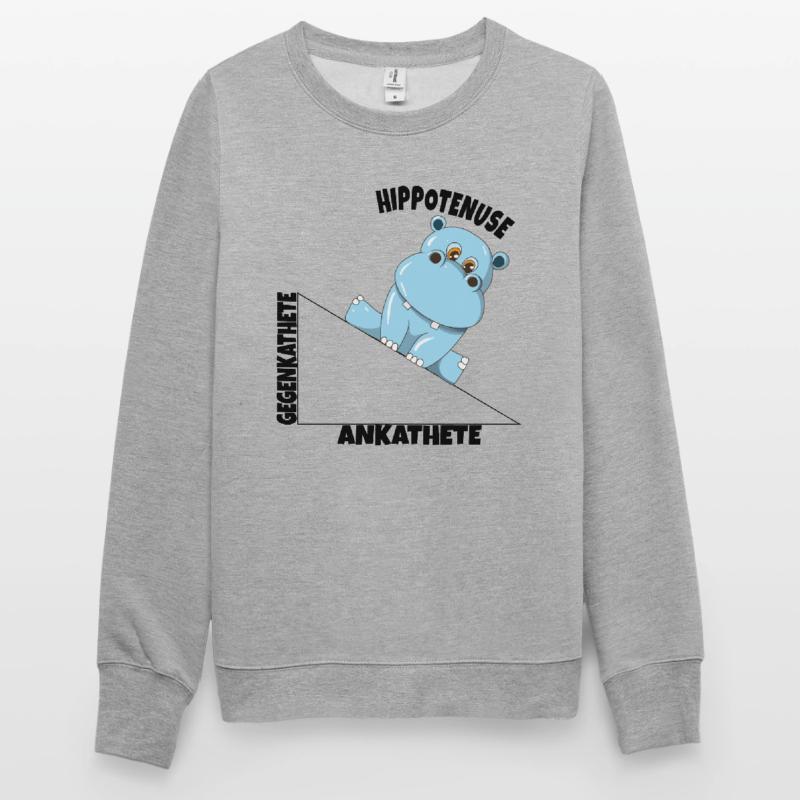 Math Hippotenuse Angular Function Hypotenuse Hippo Unisex Sweatshirt