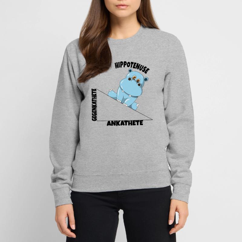 Math Hippotenuse Angular Function Hypotenuse Hippo Unisex Sweatshirt