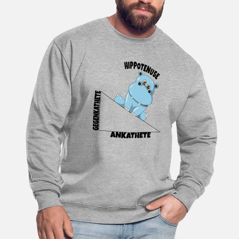 Math Hippotenuse Angular Function Hypotenuse Hippo Unisex Sweatshirt