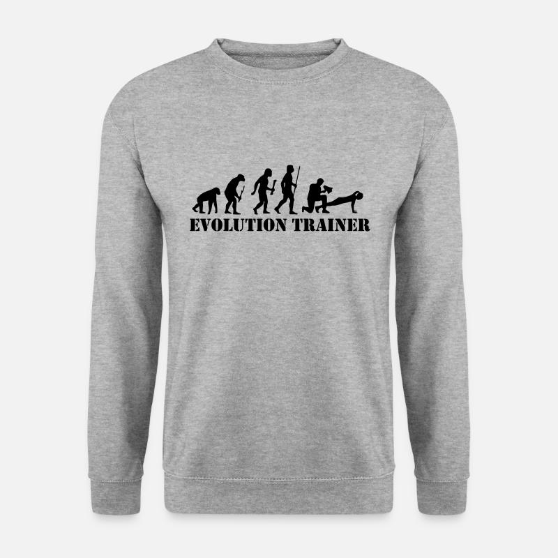 Evolution Personal Trainer Fitness - Unisex Sweatshirt - salt & pepper