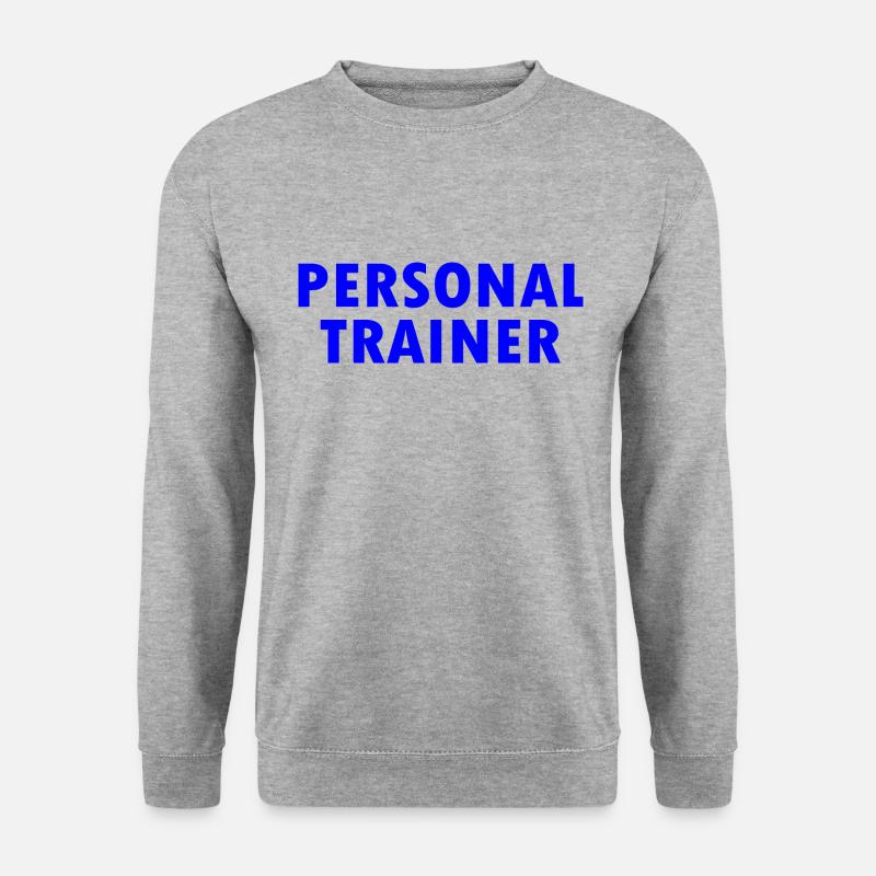 Personal trainer - Unisex Pullover - Weißgrau meliert