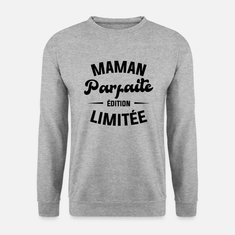 Maman parfaite édition limitée - Sweat-shirt Unisexe - gris chiné