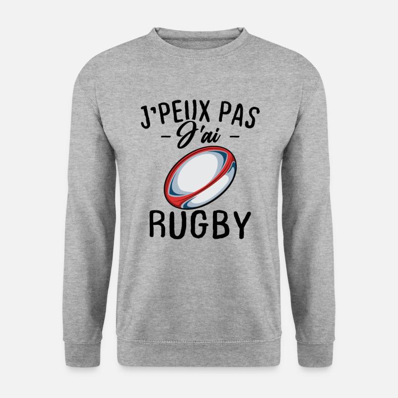 I can't I have rugby - Unisex Sweatshirt - salt & pepper