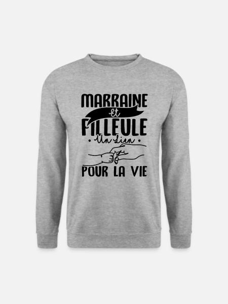 Marraine et filleule - Sweat-shirt Unisexe - gris chiné