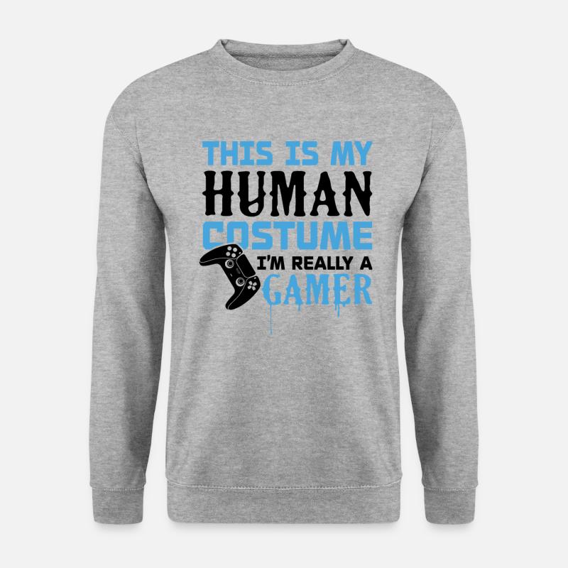 I'm really a gamer - Unisex Sweatshirt - salt & pepper