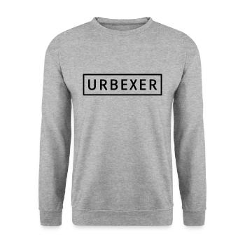 Urbexer - Sweat-shirt Unisexe - gris chiné - Devant - Alina (178cm) & Michal (187cm)