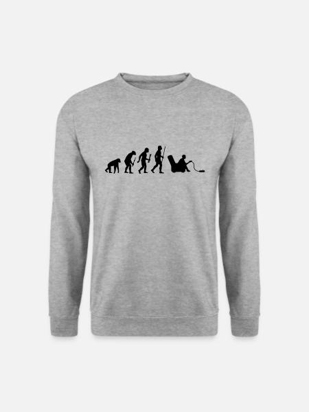 Evolution Gaming - Unisex Pullover - Weißgrau meliert
