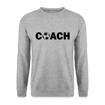Coach - Unisex Sweatshirt - salt & pepper - Front - Alina (178cm) & Michal (187cm)