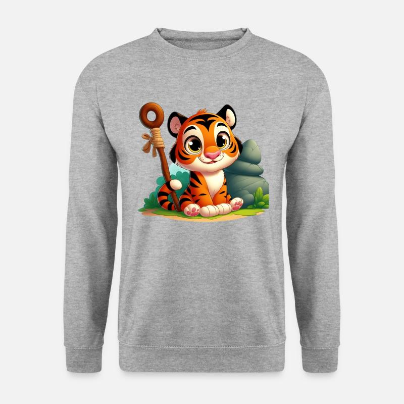 Tiger 5 - Unisex Sweatshirt - salt & pepper