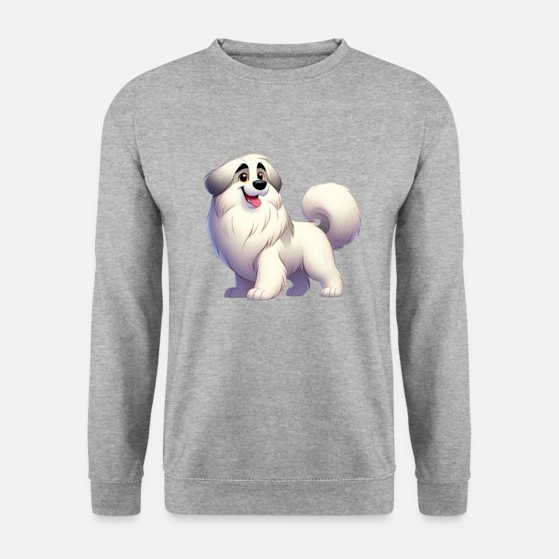Pyrenean Shepherd Dog - Unisex Sweatshirt - salt & pepper