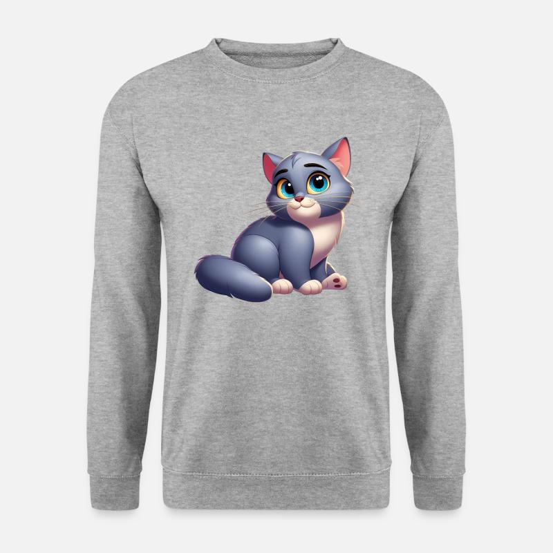Cat 4 - Unisex Sweatshirt - salt & pepper