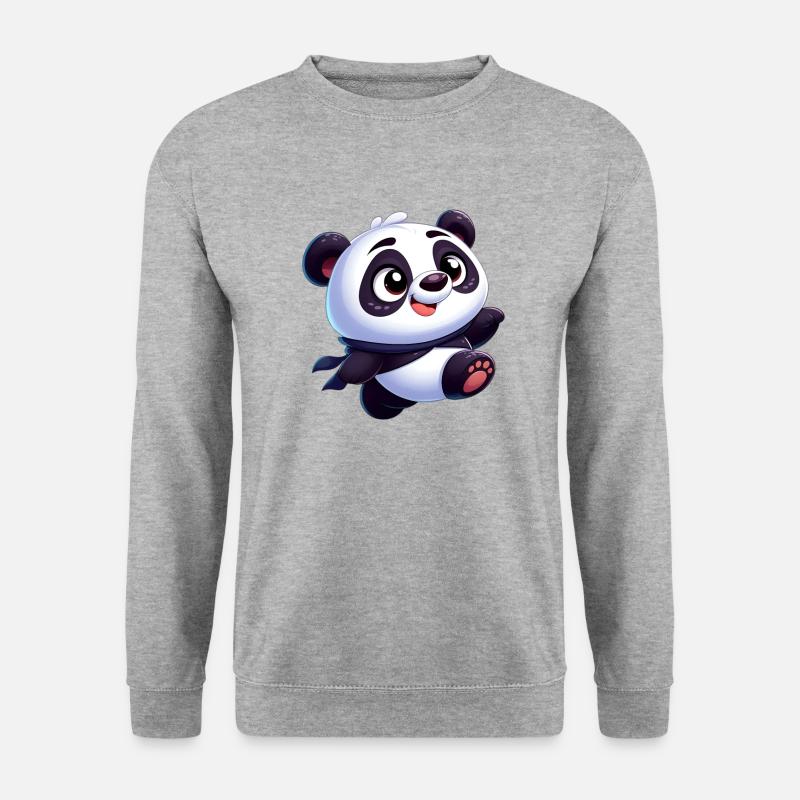 Panda 4 - Unisex Sweatshirt - salt & pepper