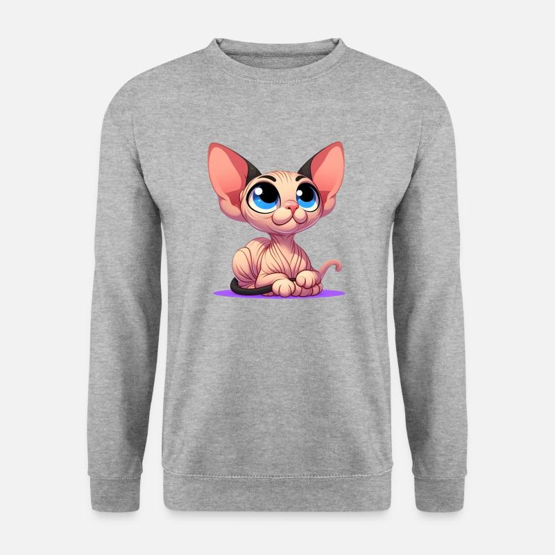 Sphynx 2 - Unisex Sweatshirt - salt & pepper