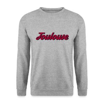 Toulouse - Unisex Pullover - Weißgrau meliert - Vorne - Alina (178cm) & Michal (187cm)