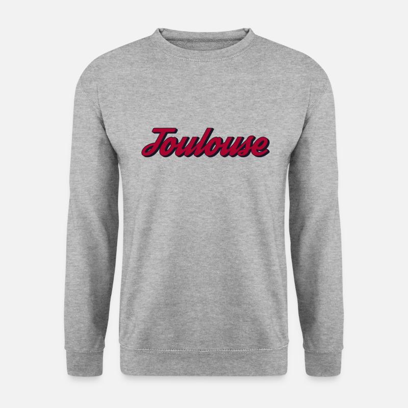 Toulouse - Unisex Pullover - Weißgrau meliert
