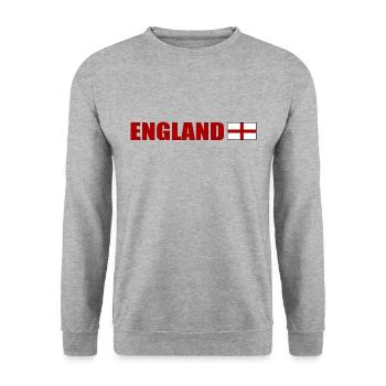 angleterre - Sweat-shirt Unisexe - gris chiné - Devant - Alina (178cm) & Michal (187cm)