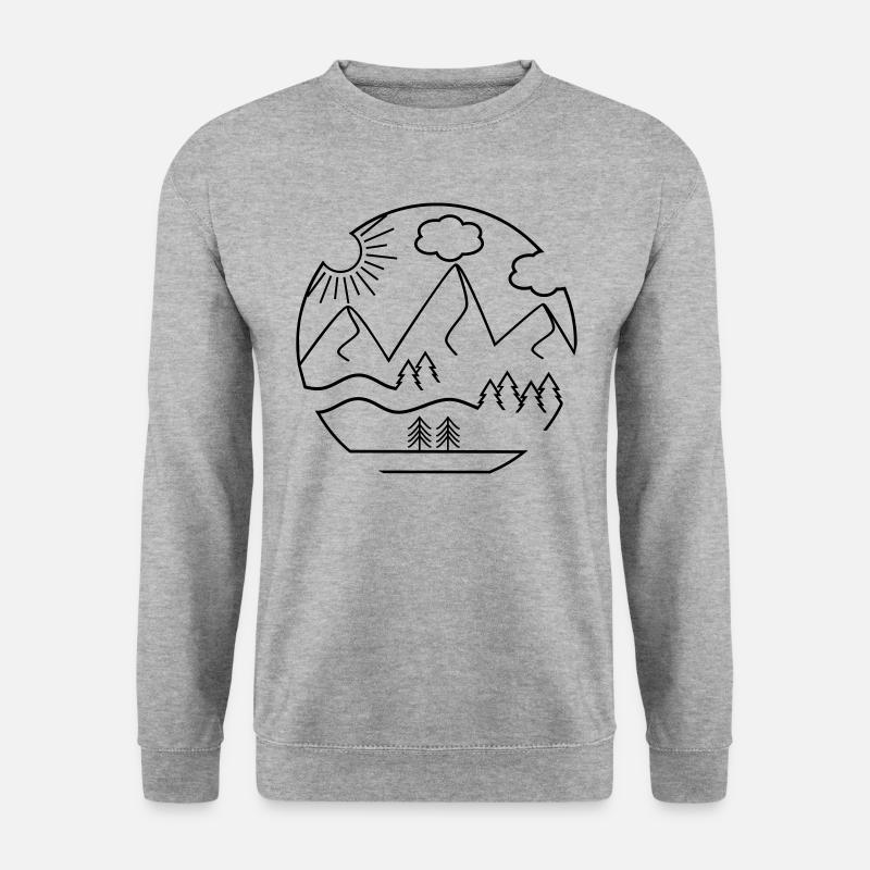 Mountains - Unisex Sweatshirt - salt & pepper