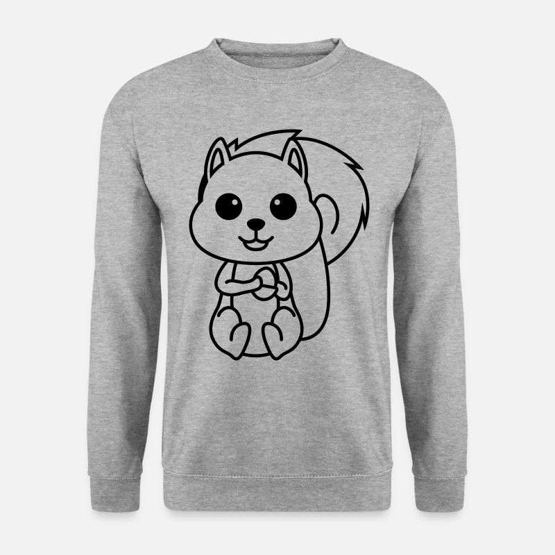 Squirrel Comic Animal - Unisex Sweatshirt - salt & pepper
