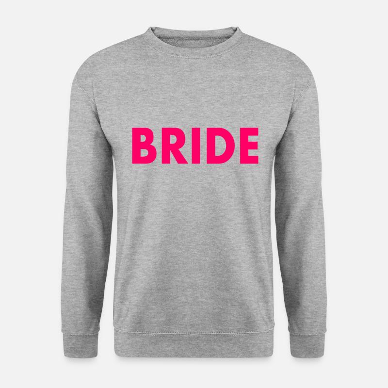 Bride - Unisex Pullover - Weißgrau meliert