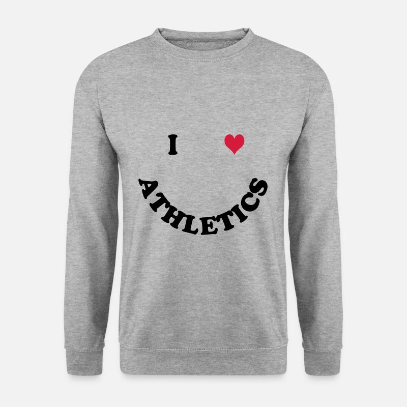 Athletik - Unisex Pullover - Weißgrau meliert