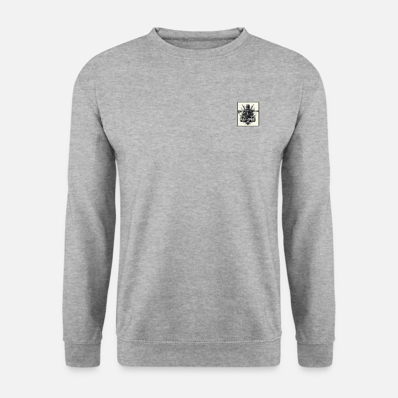 Play shooter - Unisex Pullover - Weißgrau meliert