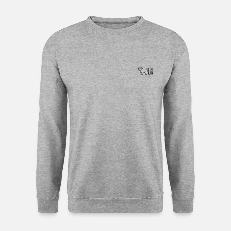 Berlin oder auch BÄRlin. - Unisex Pullover - Weißgrau meliert