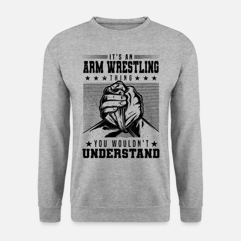 Arm pushers - Unisex Sweatshirt - salt & pepper