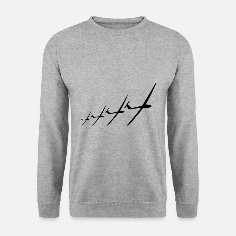 Glider Glider Gliding Glider - Unisex Sweatshirt - salt & pepper