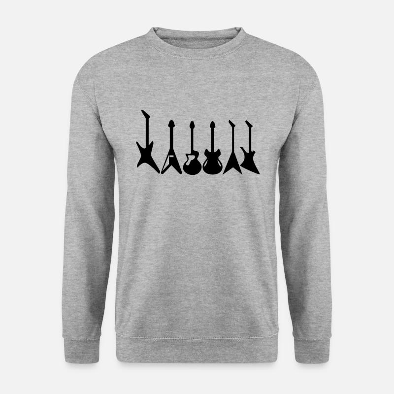 Guitars - Unisex Sweatshirt - salt & pepper