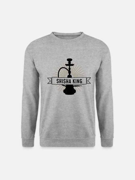 Shisha King - Pipe - Unisex Sweatshirt - salt & pepper