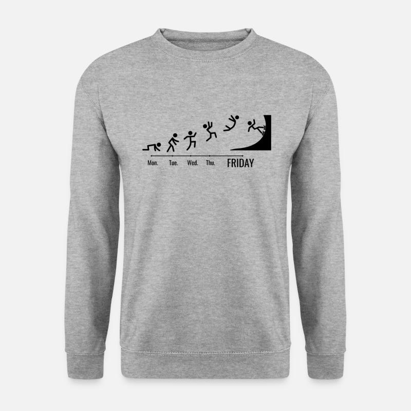 Inline-Skating Rollerskates Wochenende-Skater - Unisex Pullover - Weißgrau meliert