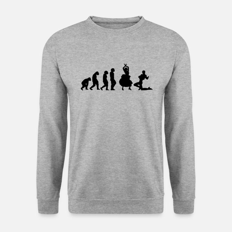 Flamenco Dancer Flamenco Dance Evolution - Unisex Sweatshirt - salt & pepper