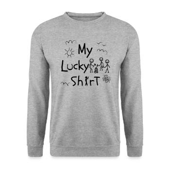 Randonnée de survie Bushcrafter Bushcraft - Sweat-shirt Unisexe - gris chiné - Devant - Alina (178cm) & Michal (187cm)