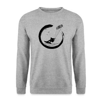 kitesurf kitesurf kitesurf planche de kite surf - Sweat-shirt Unisexe - gris chiné - Devant - Alina (178cm) & Michal (187cm)