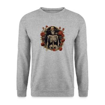 Jardinier, Jardinier amateur, Fleuriste - Sweat-shirt Unisexe - gris chiné - Devant - Alina (178cm) & Michal (187cm)