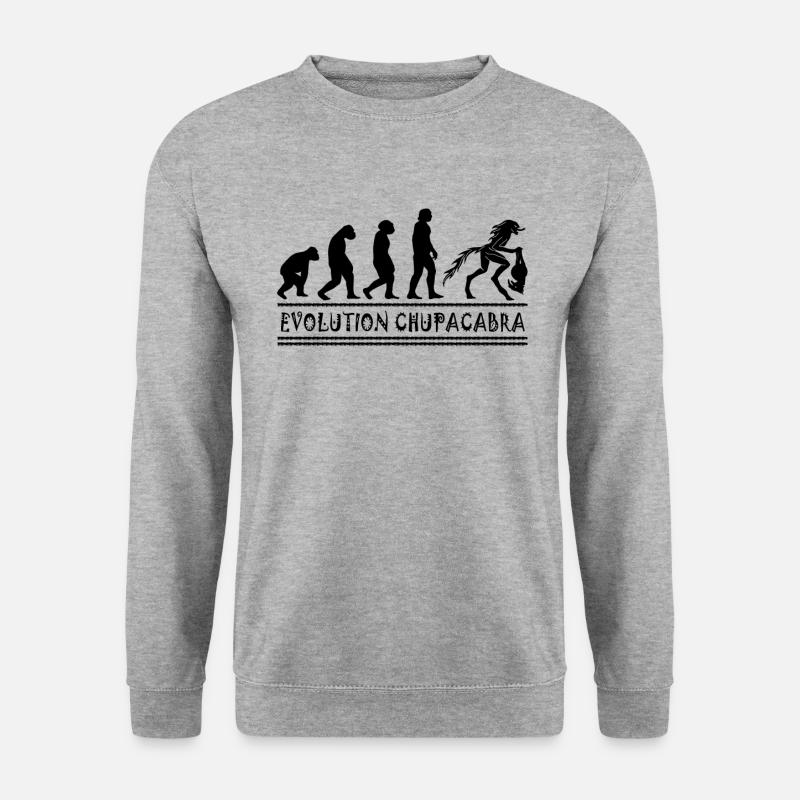 Cryptozoologists Chupacabra Creatures Evolution - Unisex Sweatshirt - salt & pepper