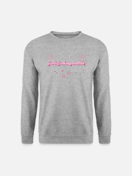 Witzig Abschluss-Geschenk Justizfachangestelltin - Unisex Pullover - Weißgrau meliert