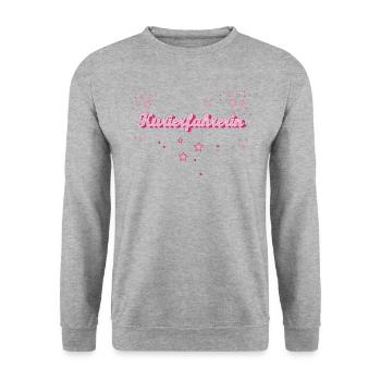 Apotheken Abschluss-Geschenk Kurierfahrerin - Unisex Pullover - Weißgrau meliert - Vorne - Alina (178cm) & Michal (187cm)