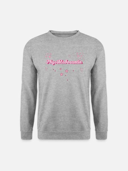 Laborant Abschluss-Geschenk Physiklaborantin - Unisex Pullover - Weißgrau meliert