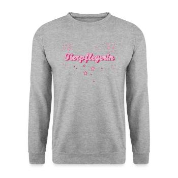 Animal hôte Graduation cadeau Zookeeper - Sweat-shirt Unisexe - gris chiné - Devant - Alina (178cm) & Michal (187cm)