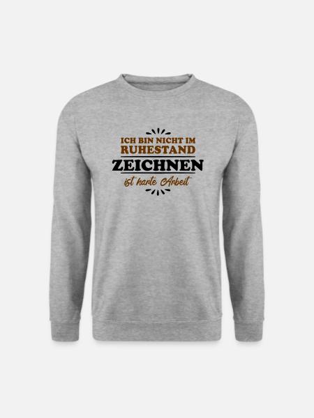Retirement Pensioner Pensioner Draughtsman - Unisex Sweatshirt - salt & pepper