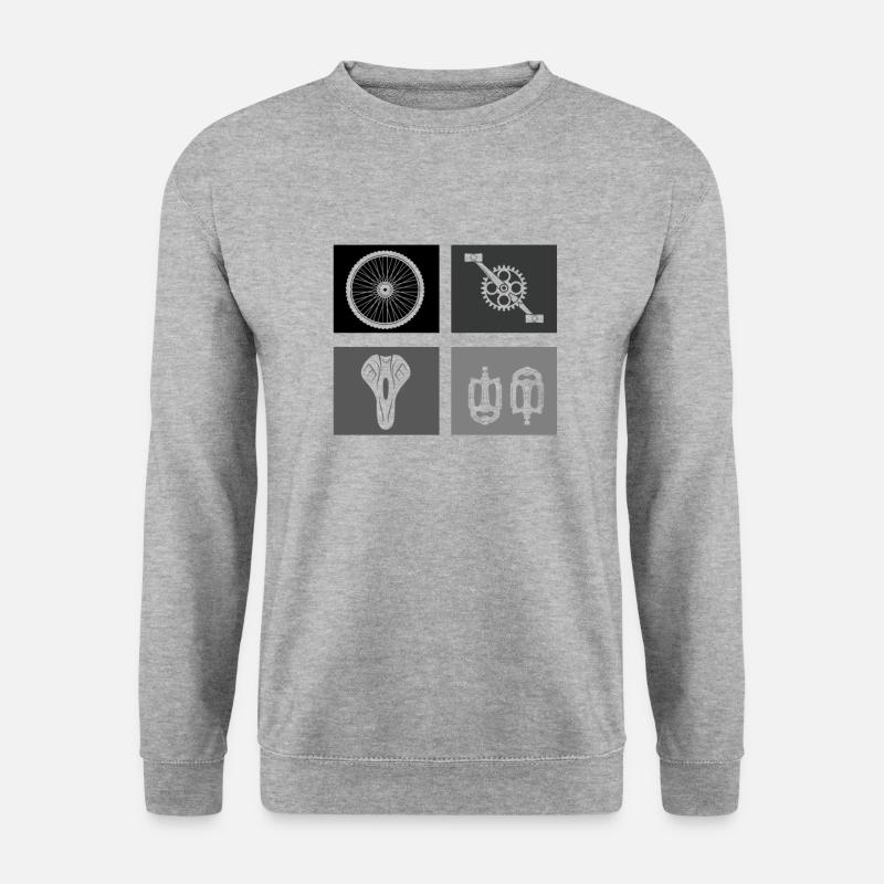 Bicycle Accessories Bicycle - Unisex Sweatshirt - salt & pepper