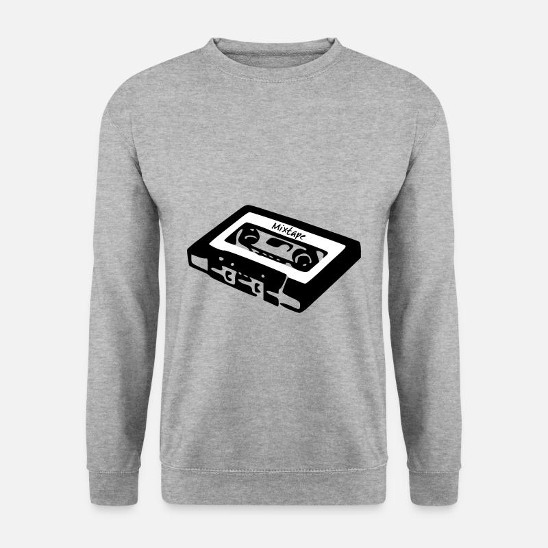 Cassette Tape Mixtape Oldschool cool gift - Unisex Sweatshirt - salt & pepper