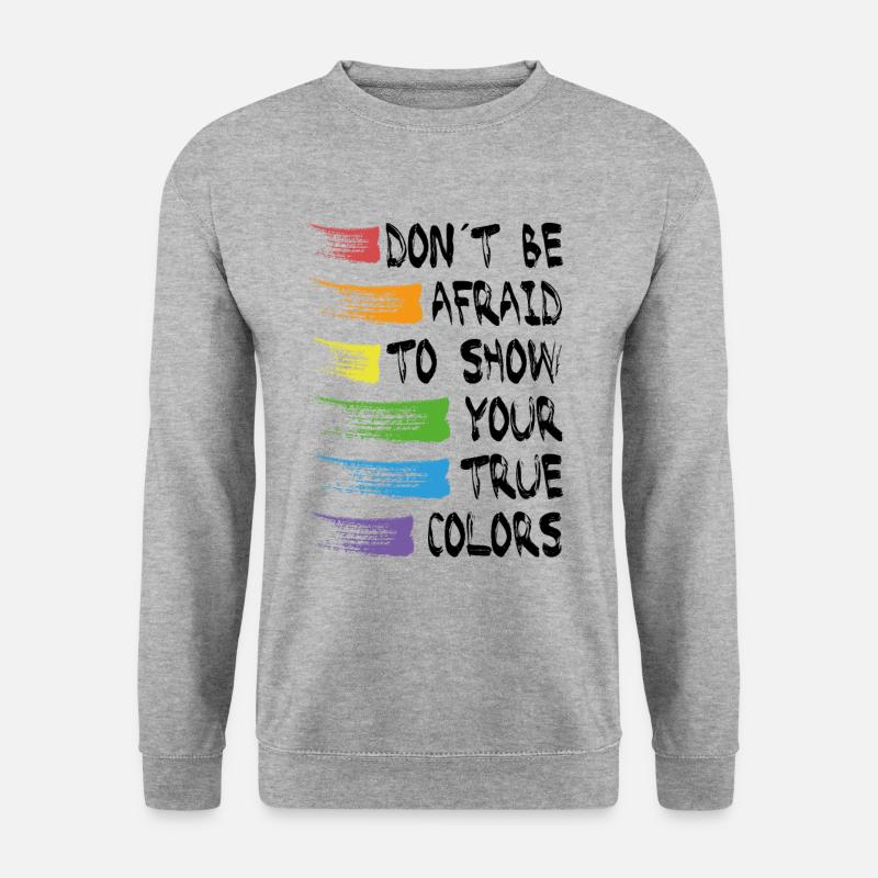 Gay LGBTQ Trans chemie schwul queer CSD geschenk - Unisex Pullover - Weißgrau meliert