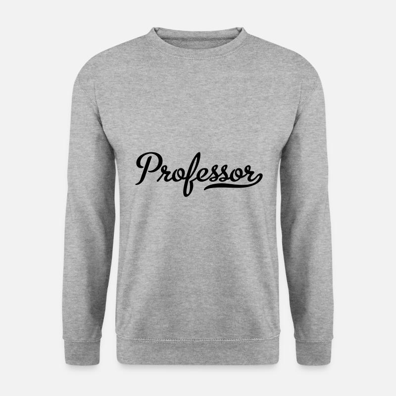 professeur métroscript - Sweat-shirt Unisexe - gris chiné