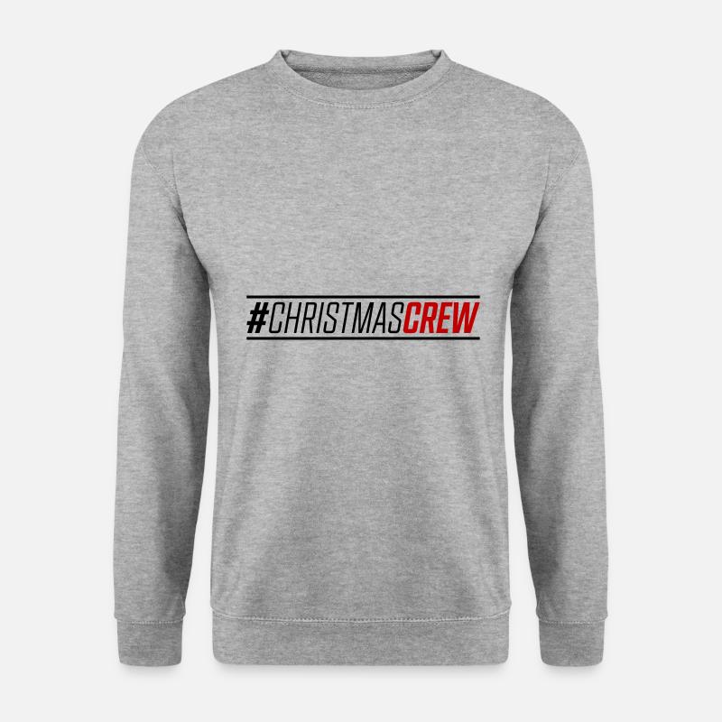 christmas crew - Unisex Pullover - Weißgrau meliert