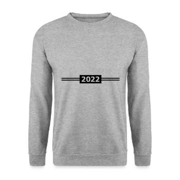 2022 - Unisex Sweatshirt - salt & pepper - Front - Alina (178cm) & Michal (187cm)