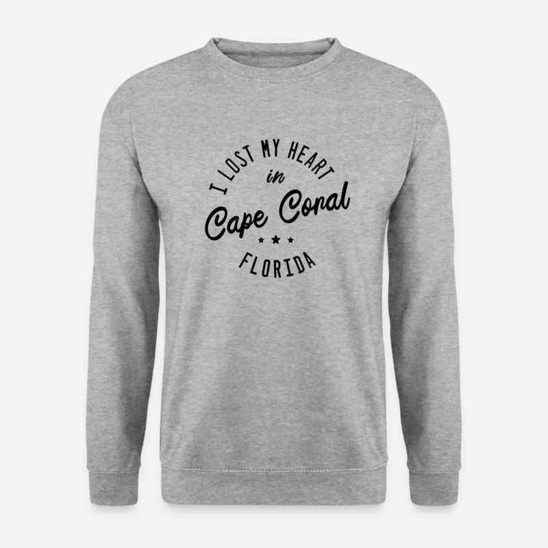 Cape Coral Florida - Unisex Pullover - Weißgrau meliert