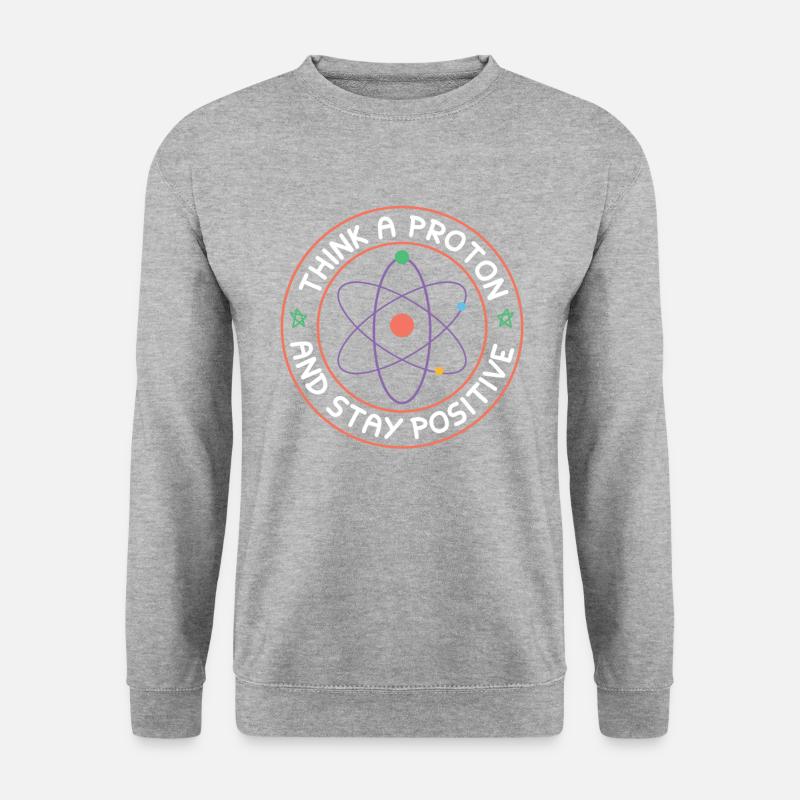 Atom science science - Unisex Sweatshirt - salt & pepper