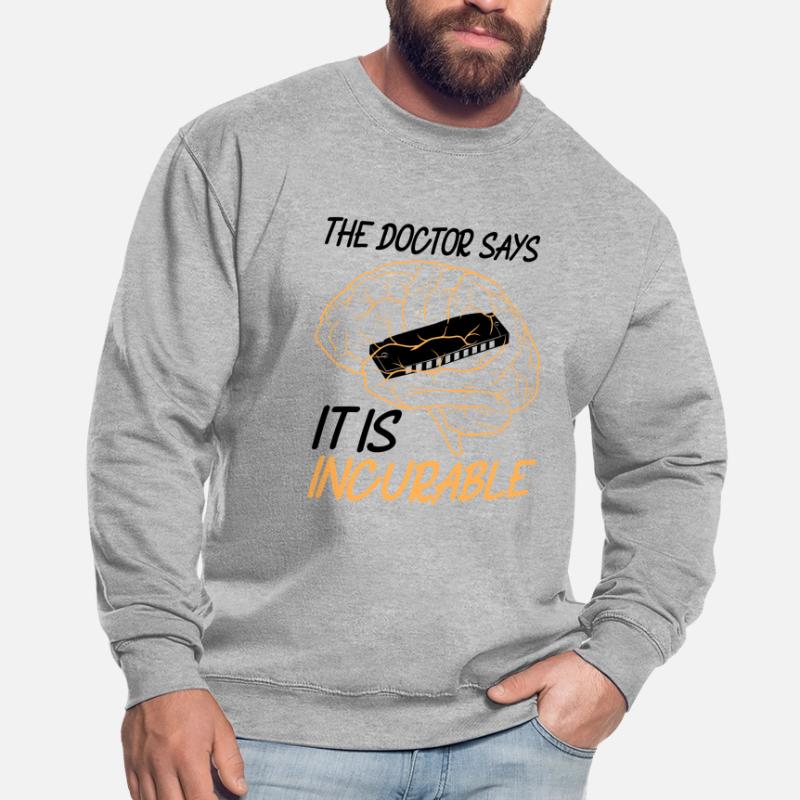 Harmonica Harmonica Player Unisex Sweatshirt